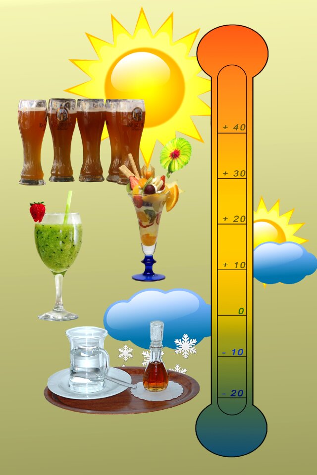 Summer winter temperature