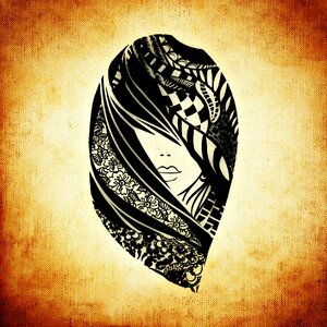 Abstract hairstyle Free illustrations