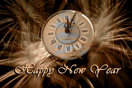 Clock time turn of the year