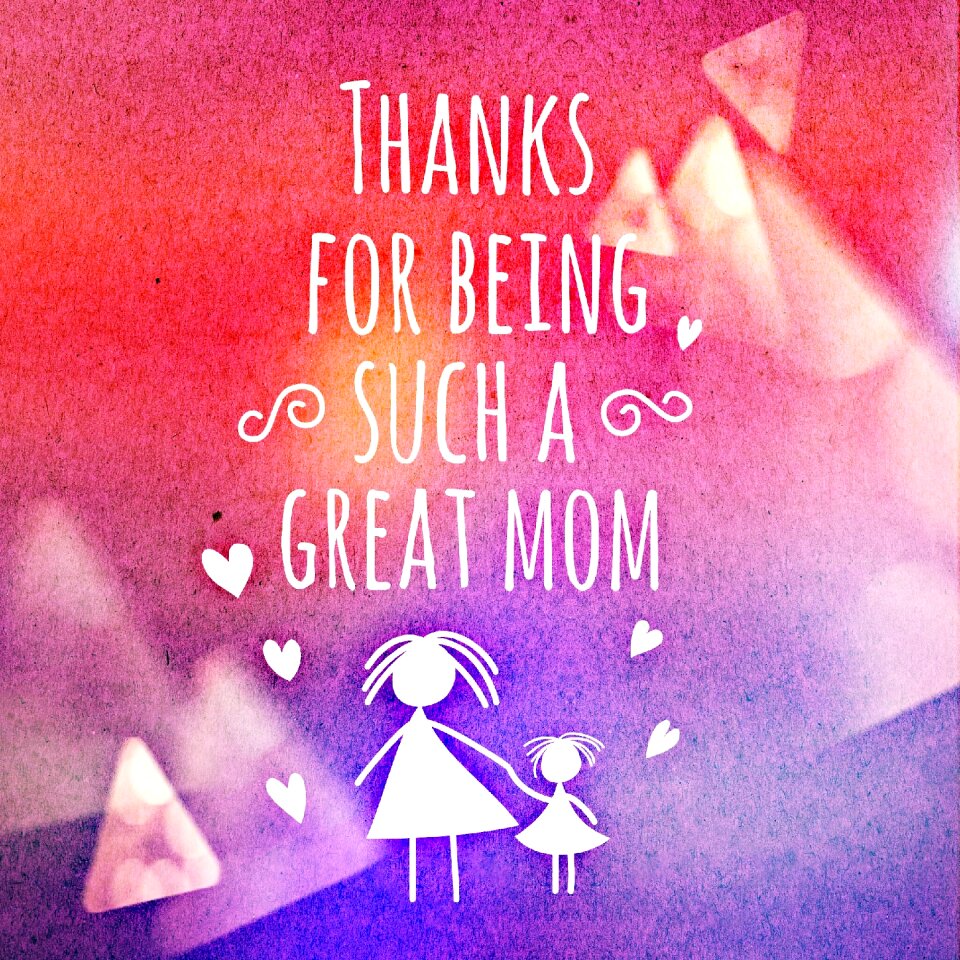 Mother luck gratitude