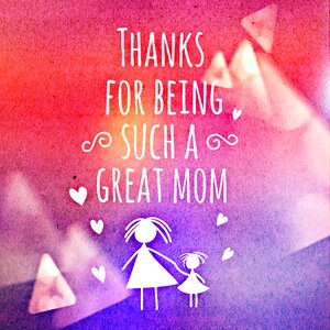 Mother luck gratitude
