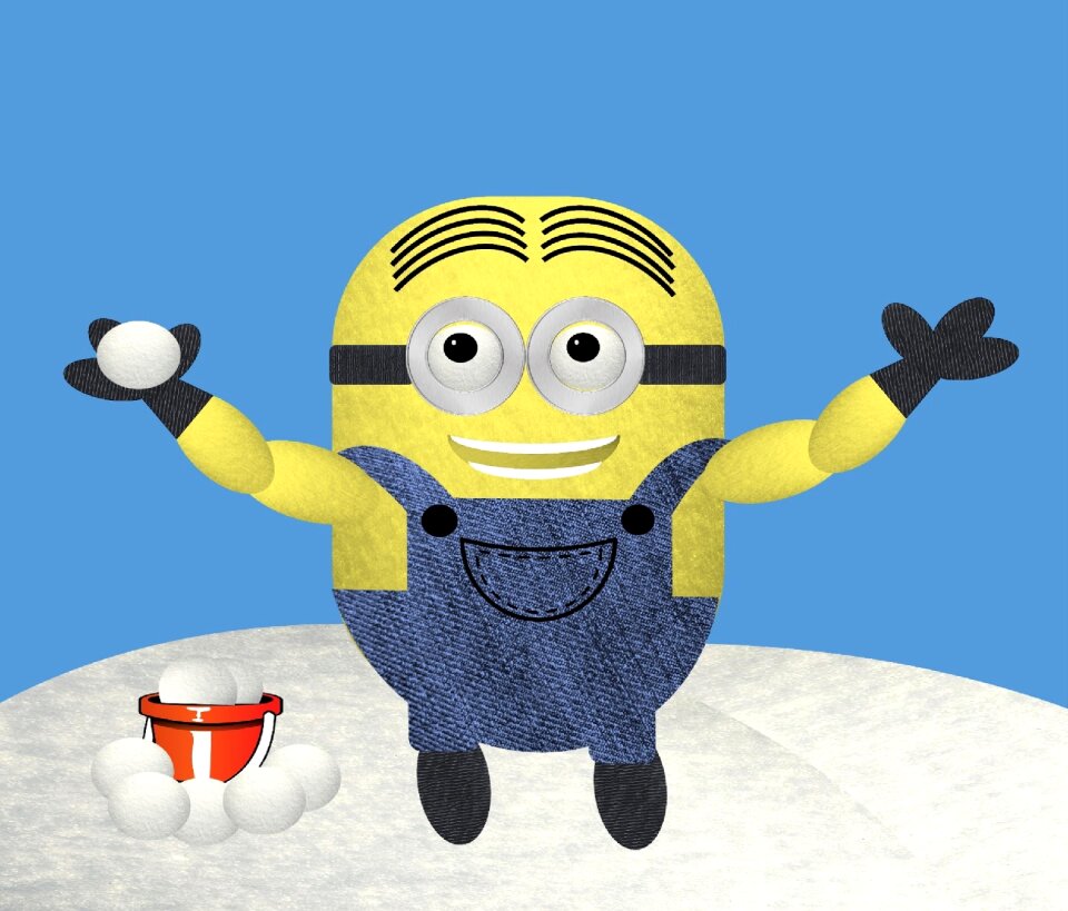 Snow snowball funny