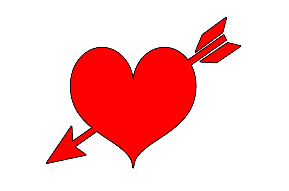Fall in love with valentine's day romantic