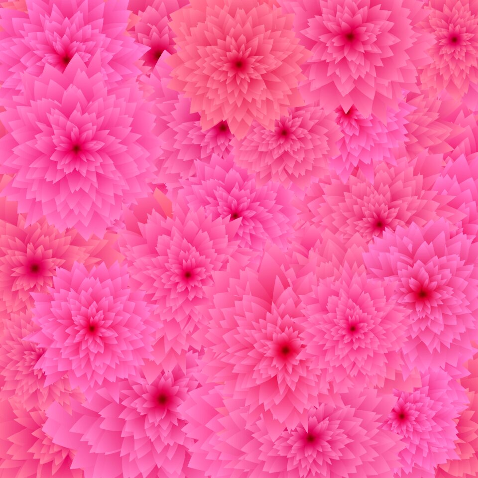 Background geometric floral