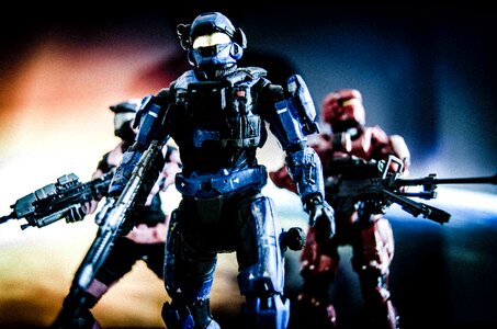 Action figure halo Free illustrations