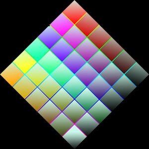 Rhombus coloring background