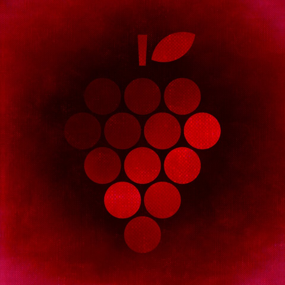 Canvas red pattern