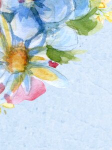 Scrapbook floral nature