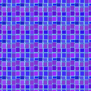 Blue pattern square