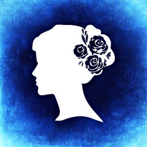 Abstract hairstyle human