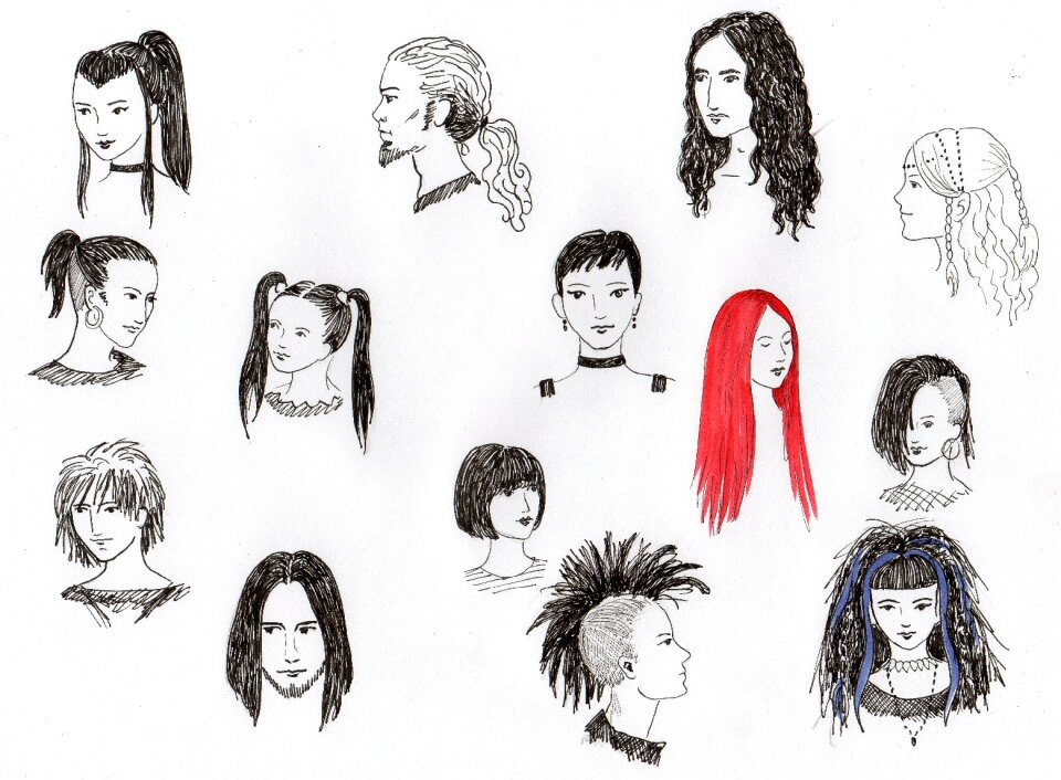 Hair gothic underground