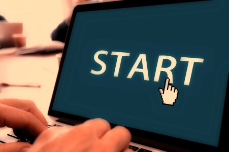 Enter start display