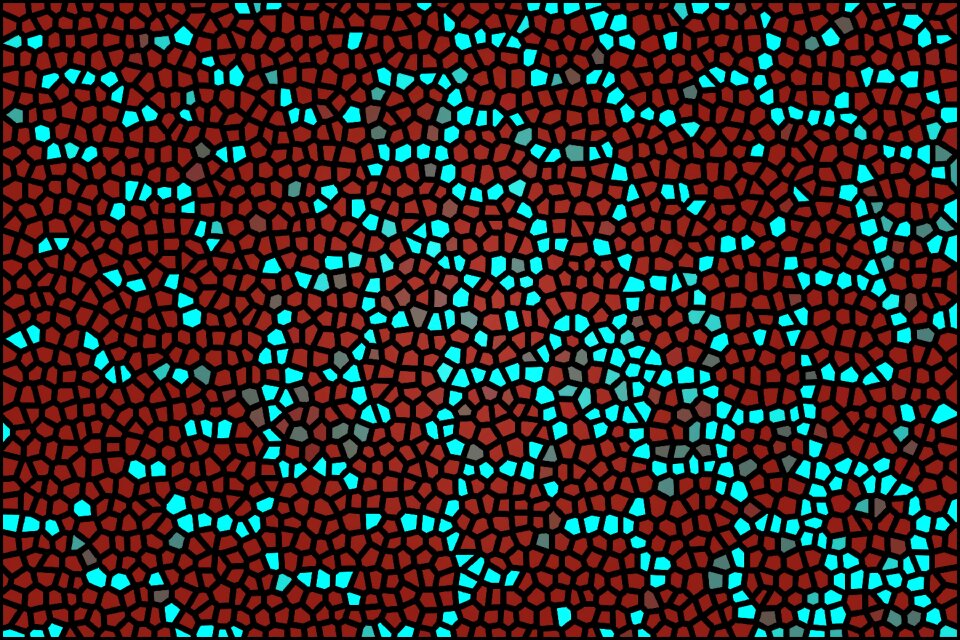Pattern red brown