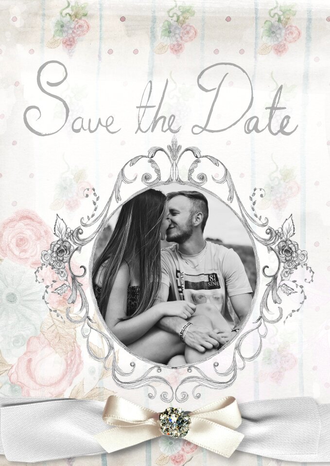 Card celebration wedding invitation