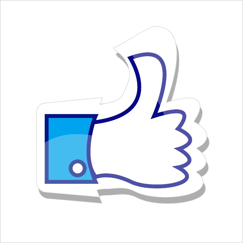 Thumb hand facebook