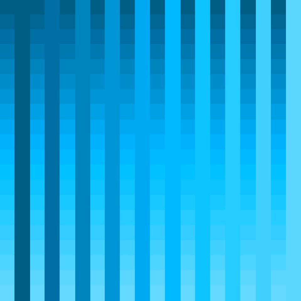 Gradient pattern blue