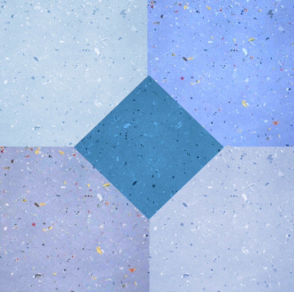 Blue shades grain