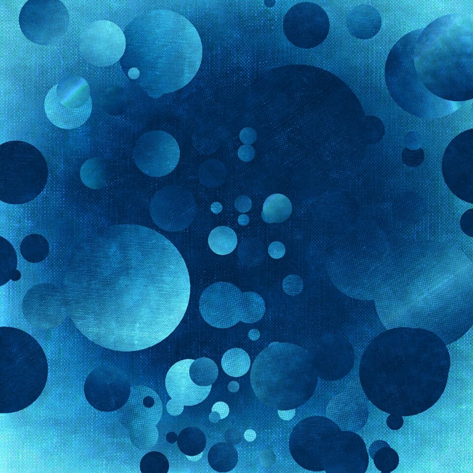 Canvas blue abstract