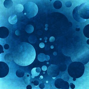 Canvas blue abstract