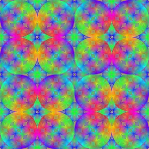 Bright abstract geometric
