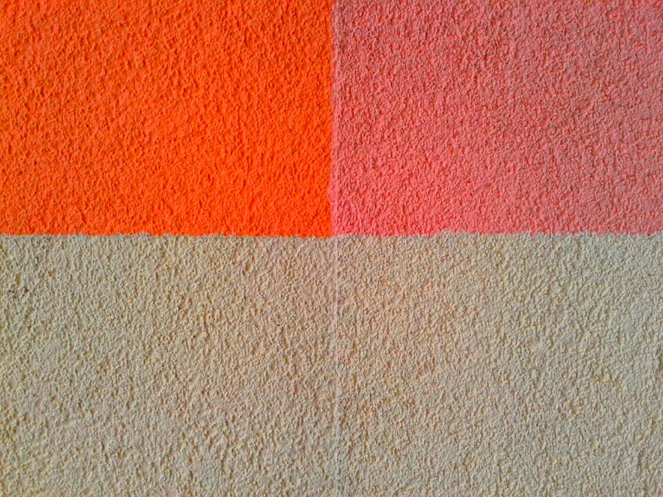 Pink gray wall