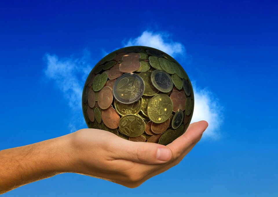 Money euro coins