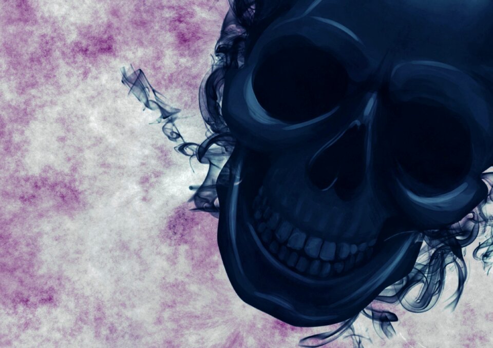 Skull horror creepy