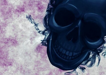 Skull horror creepy