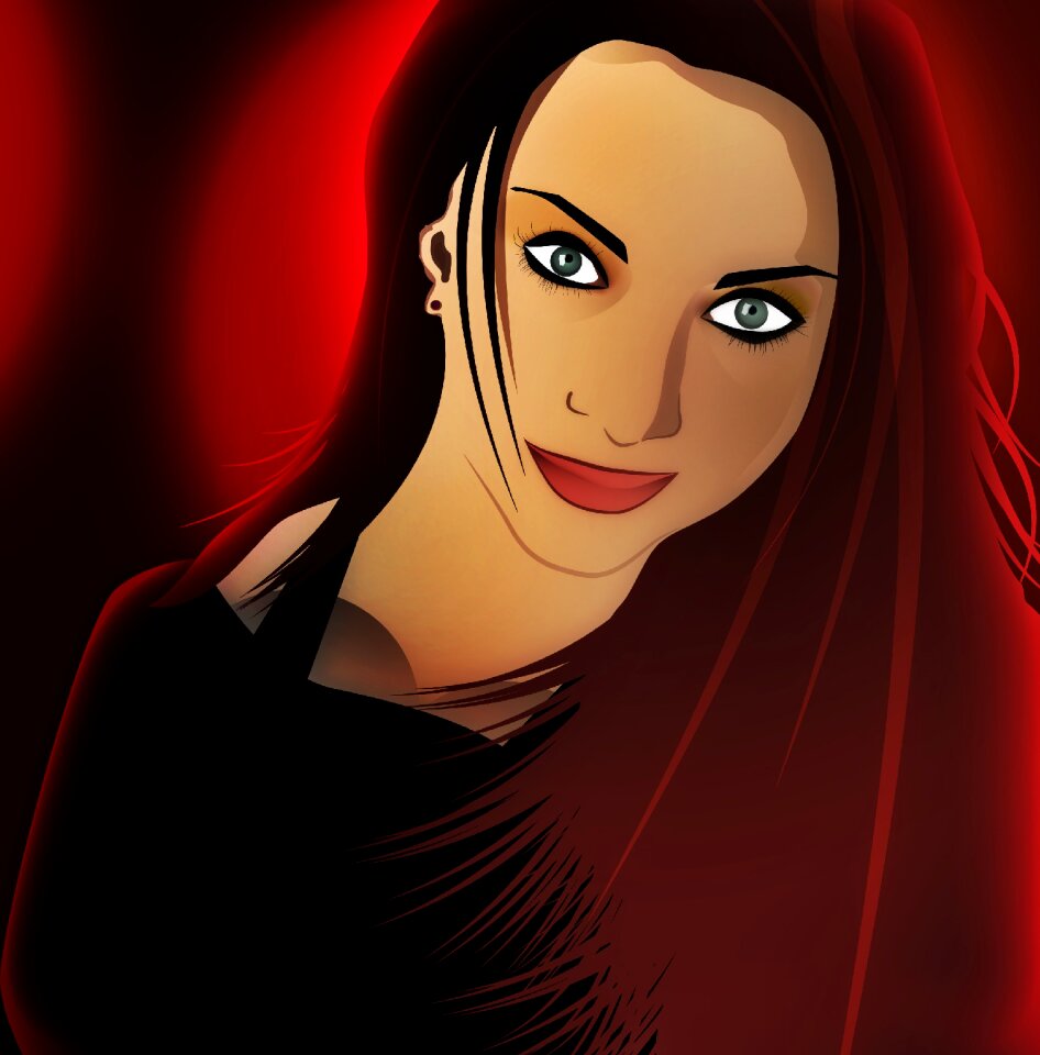 Young woman attractive