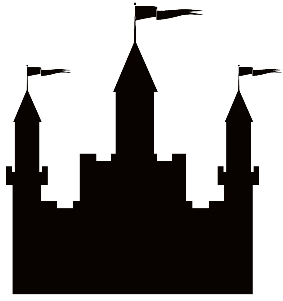 Castle palace turrets