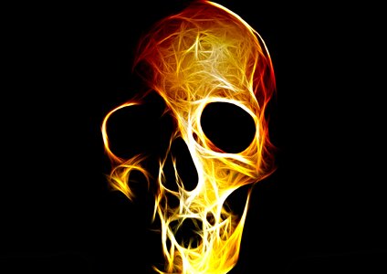 Bone skull bone mortal