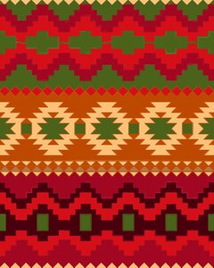 Illustration fabric textile design