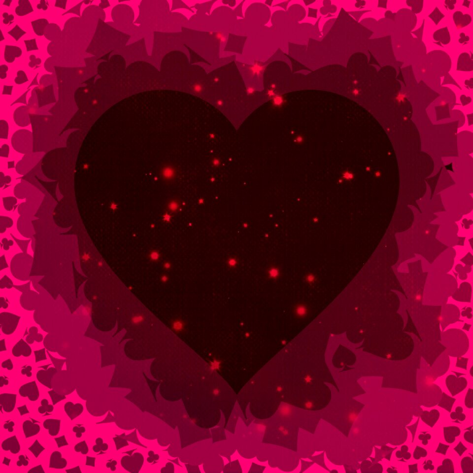 Abstract romantic valentine's day