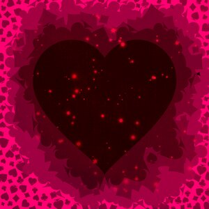 Abstract romantic valentine's day