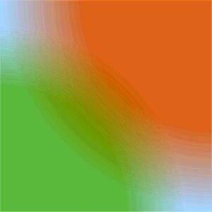Subtle blue orange