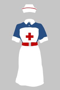 Medical uniform scrapbooking