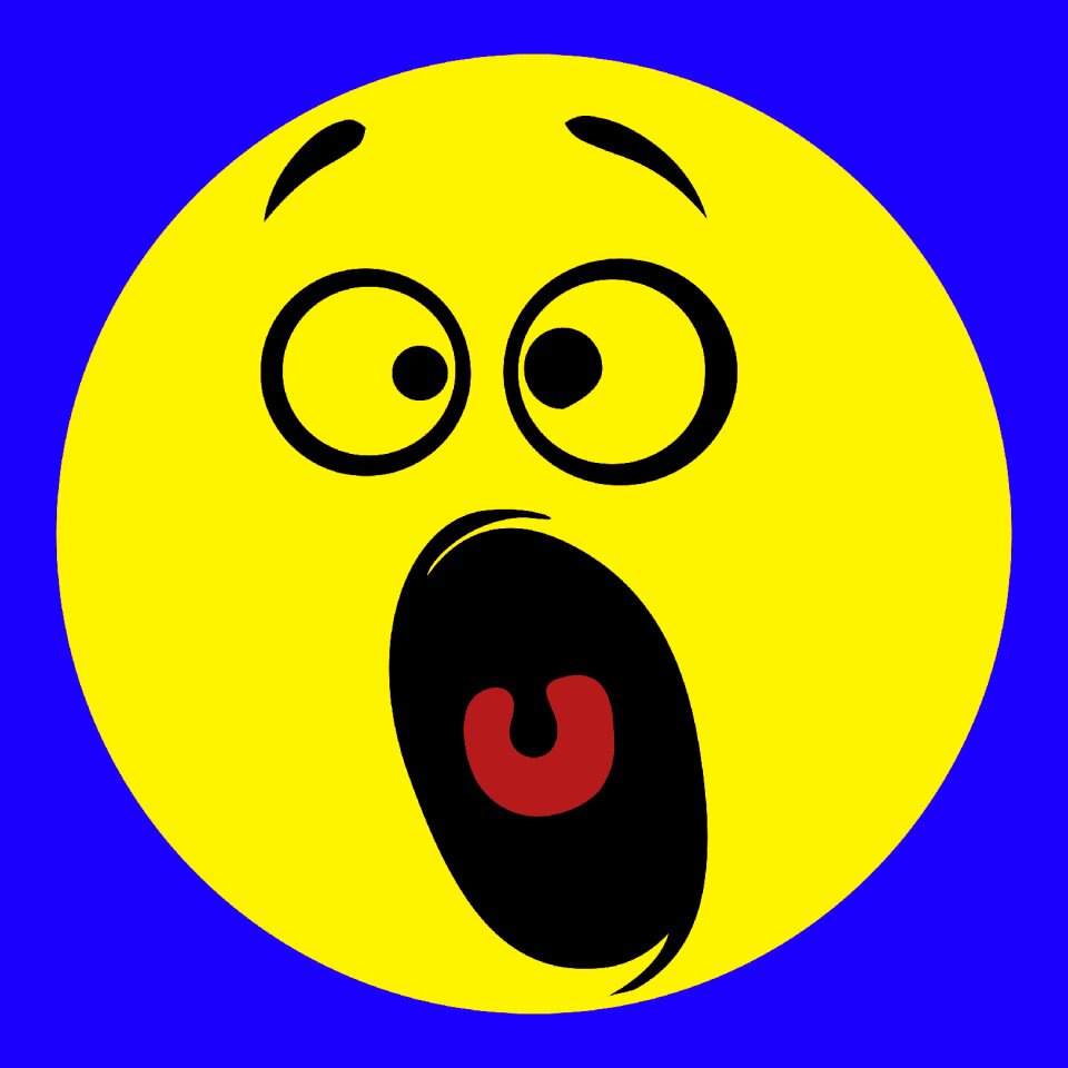 Amazed funny Free illustrations