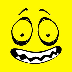 Funny fear Free illustrations