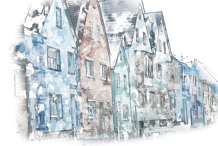 Dwelling house city Free illustrations