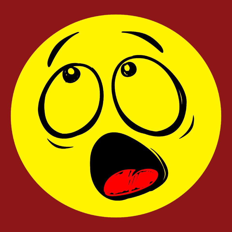 Amazed funny Free illustrations
