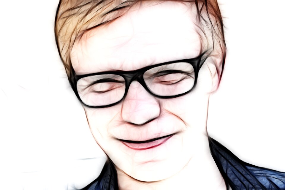 Face section glasses