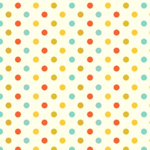 Vintage pattern polka