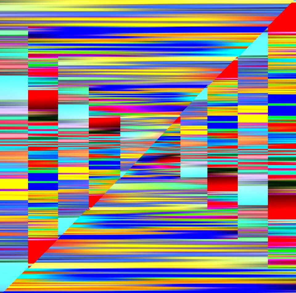 Streaks rainbow spectrum