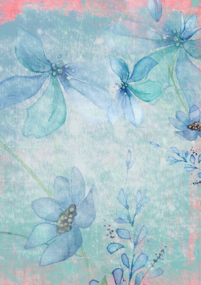Flower romantic background design