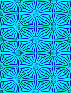 Radiate design burst