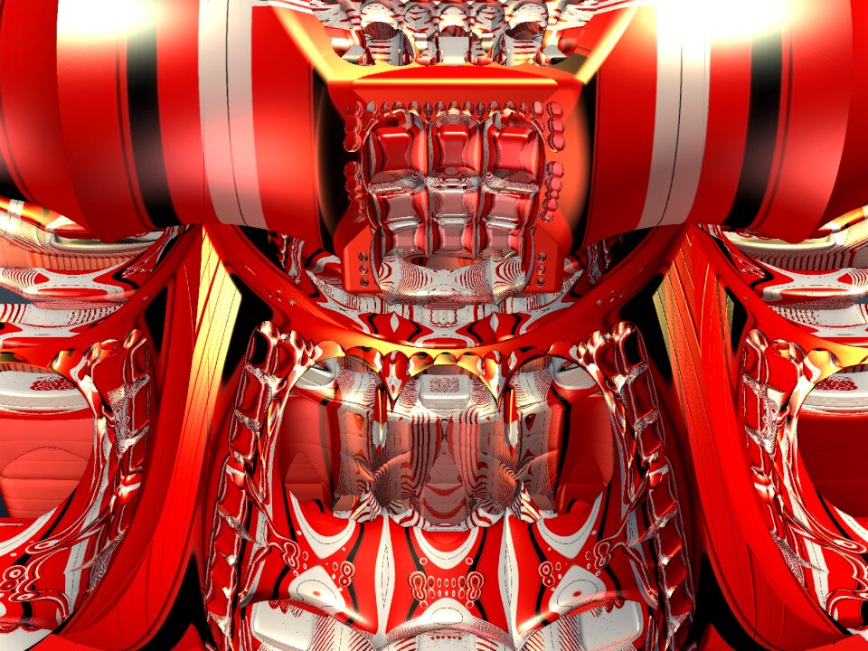 3d image metal futuristic