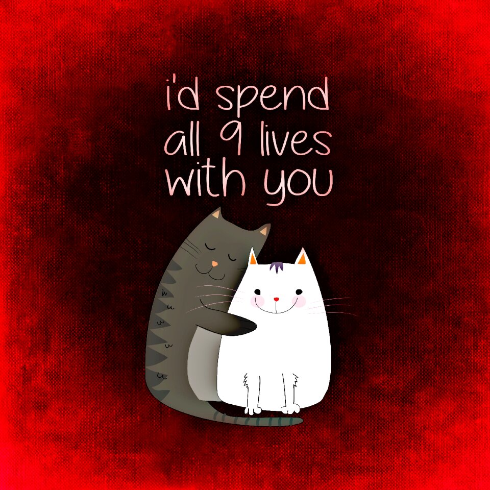 Smooch togetherness greeting card