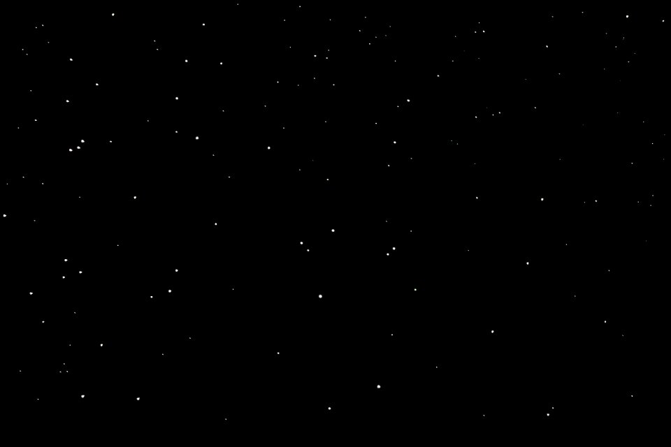 Background black cosmos
