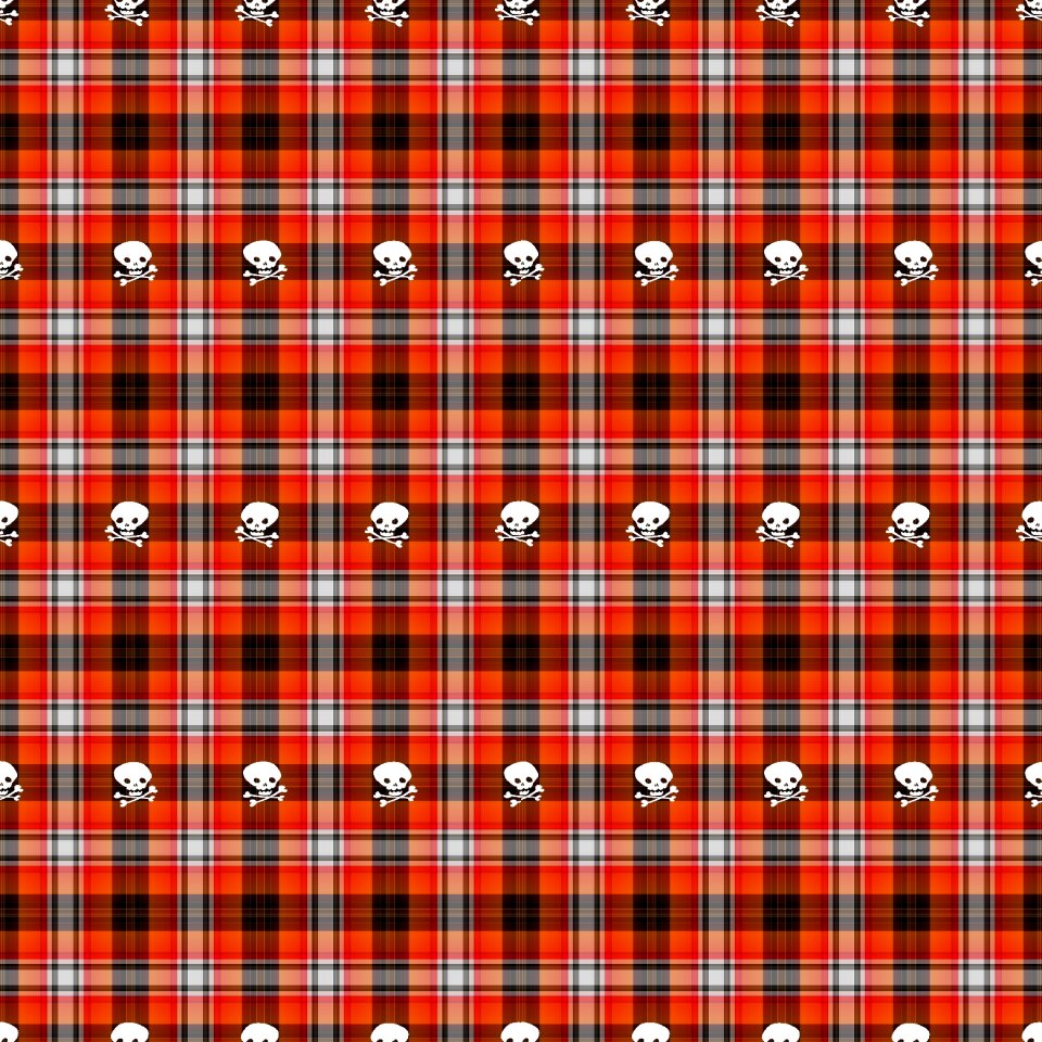 Squares skull goth