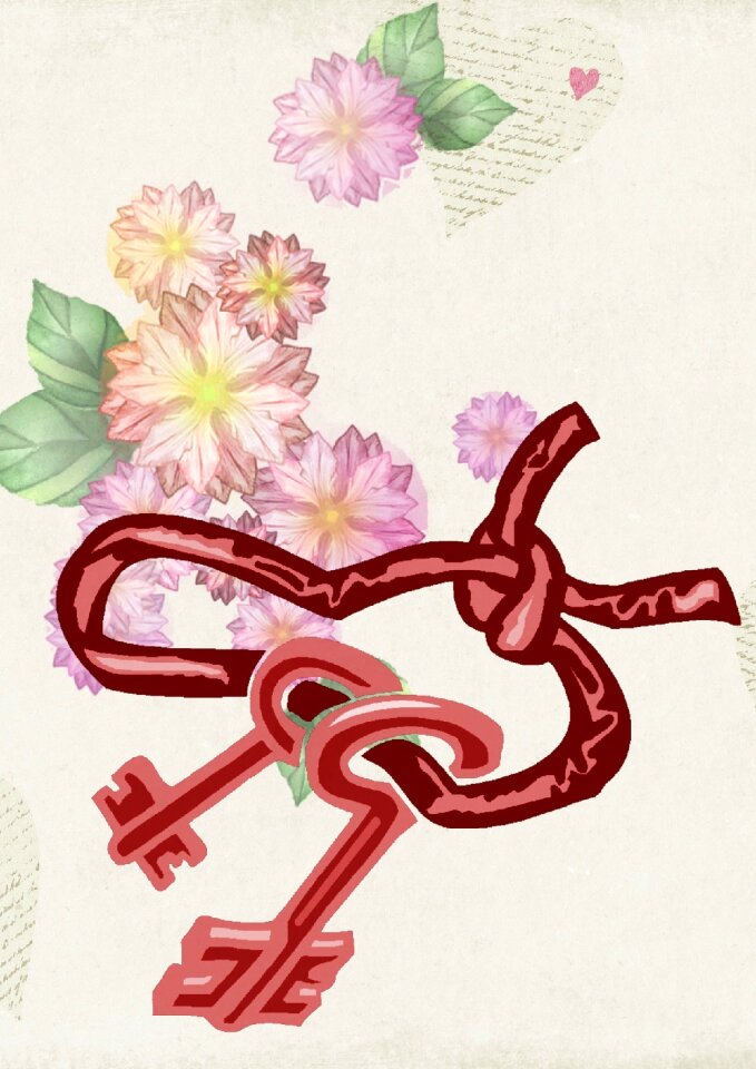 Wishes card horseshoe